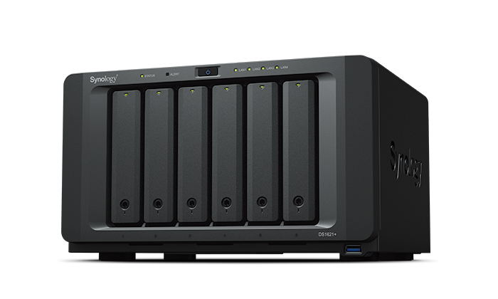 Synology NAS DS1621+ 6bay Desktop 4GB RAM 4x GBE