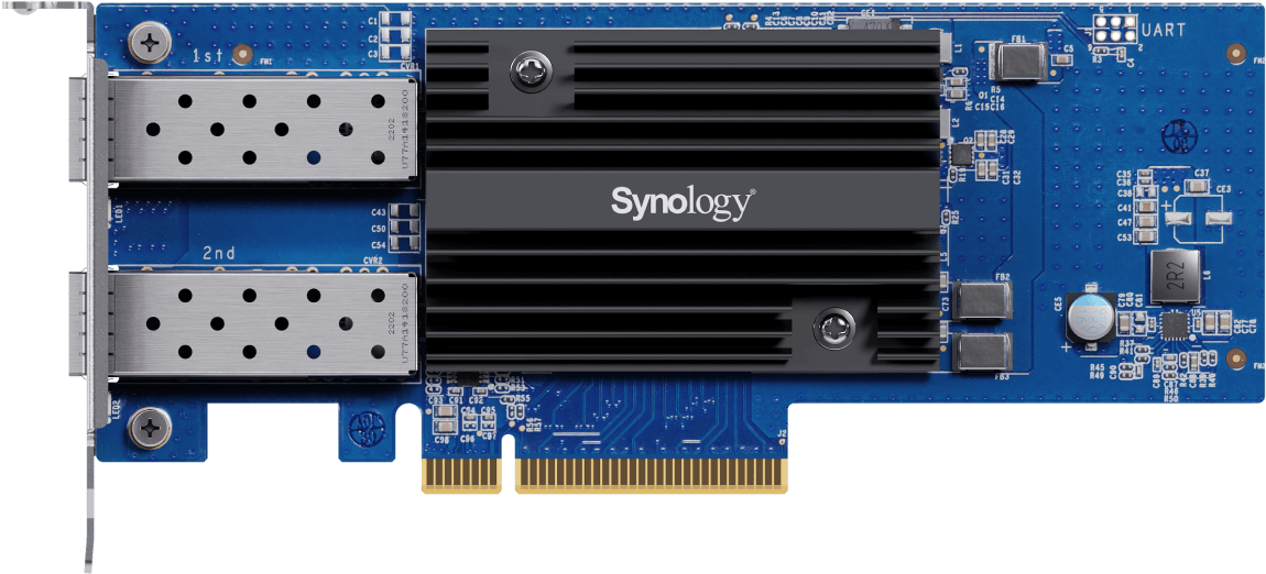 Synology NAS Netzwerkkarte E10G30-F2 10Gbit SFP+ Dualport